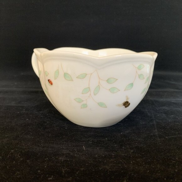 Lenox Butterfly Meadow 2 Pc Soup Mug & Sandwich Tray Set Porcelain Dishware - Picture 13 of 14